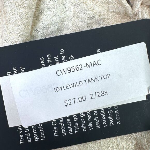 Chaser Idylewild Halter Tank Top - Size Small - Oversized - Picture 6 of 6